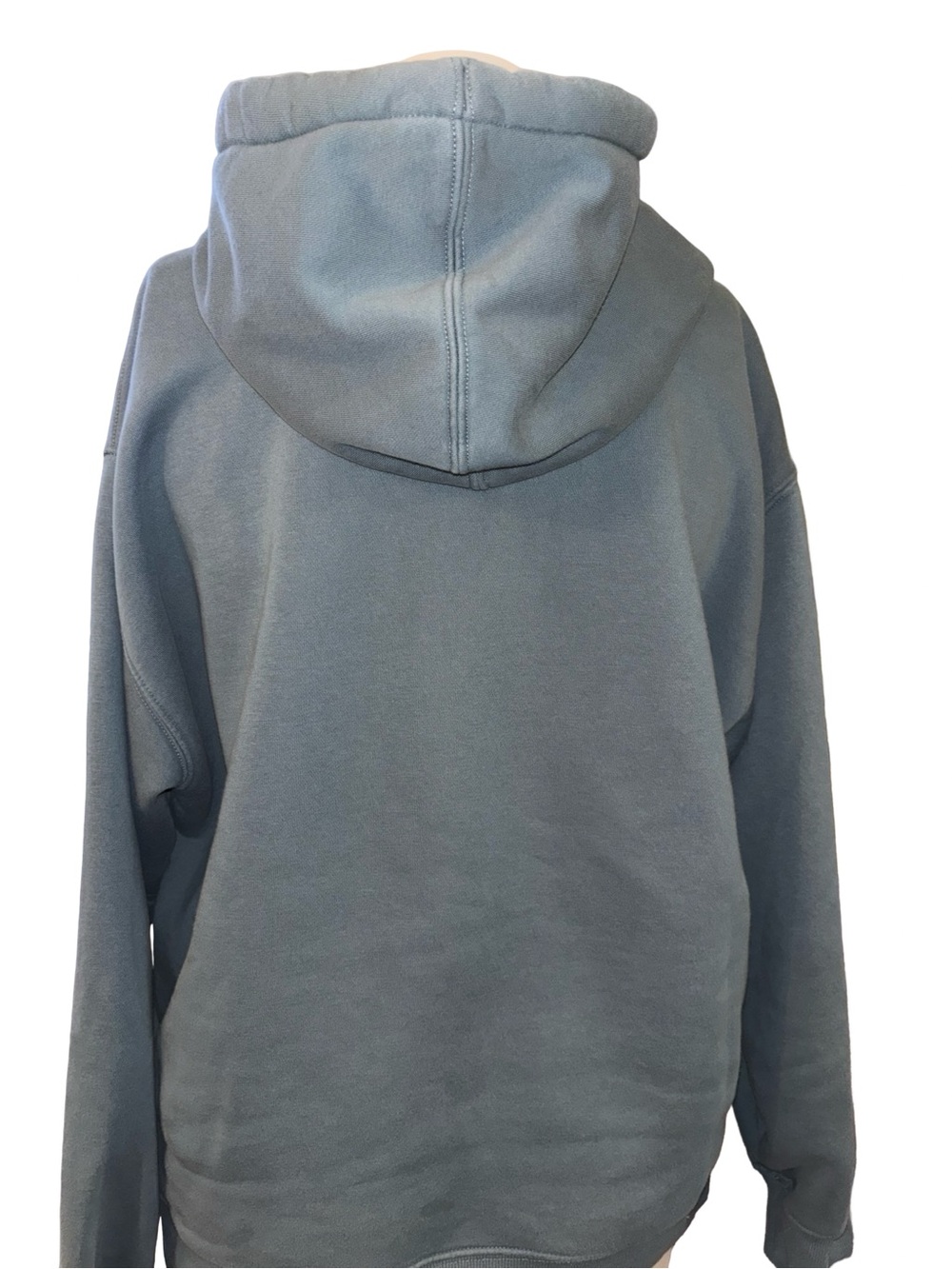 Wrangler Slate Blue Pullover Hoodie with Cream Logo - Picture 5 of 5